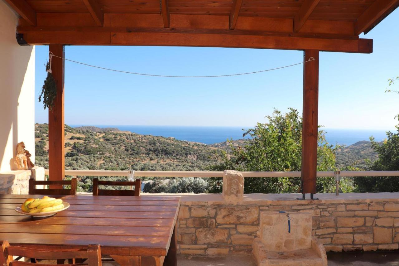 Amathianis Villa Triopetra Bagian luar foto